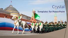  Presentation with patriotic military - 