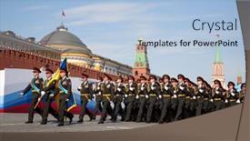  Presentation with patriotic military - 