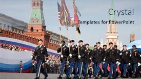  Presentation with patriotic military - 