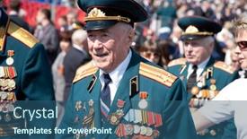  Presentation with patriotic military - 