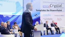  Presentation with organization - Cool new slide deck with moscow-nov-14-first-vice backdrop and a light blue colored foreground