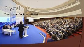  Presentation with organization - Slide set featuring moscow-nov-14-members background and a coral colored foreground