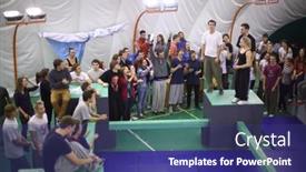  Presentation with physical education - Colorful PPT theme enhanced with moscow-nov-17-participants backdrop and a ocean colored foreground