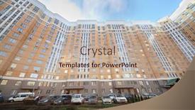  Presentation with houses cars - PPT theme enhanced with moscow-nov-23-parked-cars background and a mint green colored foreground