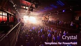  Presentation with singer - Slides with moscow-nov-23-people-look background and a wine colored foreground