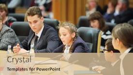  Presentation with government - Slide deck enhanced with moscow-november-13-children-speak background and a lemonade colored foreground