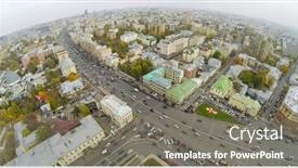  Presentation with unmanned - Presentation design consisting of church people believe faith religious background and a dark gray colored foreground