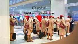  Presentation with airbus - Audience pleasing PPT theme consisting of moscow-oct-12-emirates-airbus backdrop and a light blue colored foreground