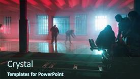  Presentation with singer - Amazing PPT layouts having moscow-oct-23-motion-blur backdrop and a  colored foreground