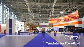  Presentation with congress - Slide deck featuring moscow-oct-3-people-watch background and a  colored foreground