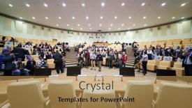  Presentation with olympic games - Beautiful PPT theme featuring moscow-oct-6-spectators backdrop and a  colored foreground