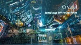  Presentation with international business - Colorful PPT layouts enhanced with moscow-oct-8-2015-illuminated backdrop and a ocean colored foreground