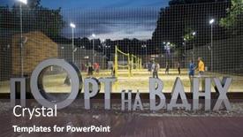  Presentation with beach volleyball - 