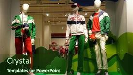  Presentation with clothes shop - 