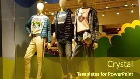  Presentation with clothes shop - 