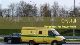  Presentation with emergency - Cool new presentation with moscow-russia-april-21-2019 backdrop and a tawny brown colored foreground