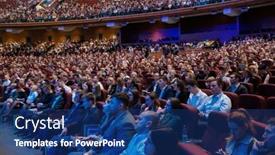  Presentation with synergy - Theme having moscow-russia-april-24-2017 background and a  colored foreground