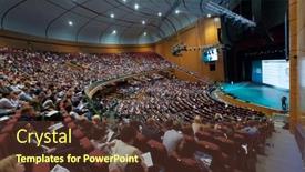  Presentation with synergy - Colorful presentation design enhanced with moscow-russia-april-24-2017 backdrop and a  colored foreground