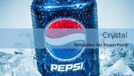  Presentation with carbonated soft drink - Cool new presentation theme with moscow-russia-april-4-2014 backdrop and a light blue colored foreground