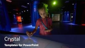  Presentation with scroll - Beautiful PPT theme featuring moscow-russia-aug-30-2016 backdrop and a navy blue colored foreground