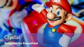  Presentation with mario bros - PPT theme having moscow-russia-august-22-2020 background and a  colored foreground