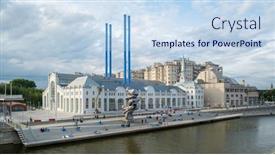  Presentation with hydroelectric - Amazing PPT layouts having moscow-russia-august-24-2021 backdrop and a sky blue colored foreground