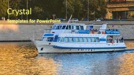  Presentation with boat river - 