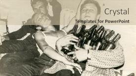  Presentation with 1970 - Amazing presentation design having moscow-russia-circa-1970-s backdrop and a mint green colored foreground