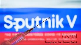  Presentation with russia flag - Presentation consisting of moscow-russia-december-08-2020 background and a coral colored foreground