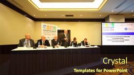  Presentation with congress - Slides featuring moscow-russia-december-16-speaker background and a wine colored foreground