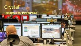  Presentation with monitoring - Cool new theme with moscow-russia-feb-04-2016 backdrop and a tawny brown colored foreground