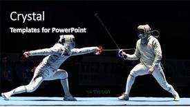  Presentation with tournament - PPT theme consisting of moscow-russia-february-13-duel background and a black colored foreground