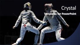  Presentation with teams - Presentation theme featuring moscow-russia-february-16-women background and a black colored foreground