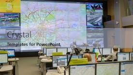  Presentation with traffic road - PPT layouts with moscow-russia-february-9-2018 background and a light blue colored foreground