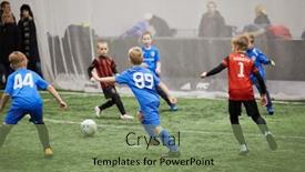  Presentation with children sport - Slide deck having moscow-russia-jan-27-2018 background and a seafoam green colored foreground