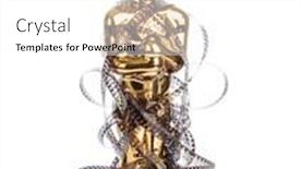  Presentation with film award - Presentation theme consisting of moscow-russia-january-18-2018 background and a white colored foreground