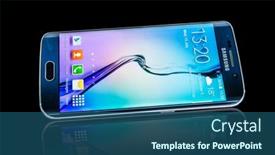  Presentation with electronics - Amazing PPT theme having moscow-russia-july-15-2015 backdrop and a ocean colored foreground