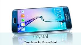  Presentation with electronics - Colorful presentation design enhanced with moscow-russia-july-15-2015 backdrop and a arctic colored foreground