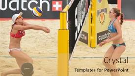  Presentation with beach volleyball - 