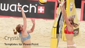  Presentation with beach volleyball - 