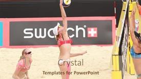  Presentation with beach volleyball - 