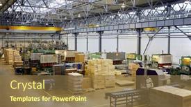  Presentation with joint - Theme consisting of moscow-russia-mar-01-2017 background and a coral colored foreground