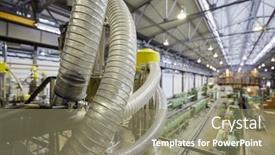  Presentation with joint - Presentation having moscow-russia-mar-01-2017 background and a coral colored foreground