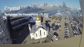  Presentation with car parking - Colorful PPT theme enhanced with moscow-russia-mar-12-2013 backdrop and a seafoam green colored foreground