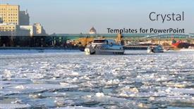  Presentation with winter river - 