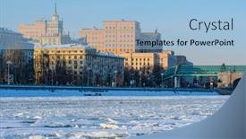  Presentation with winter river - 