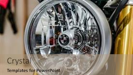  Presentation with vintage motorcycle - 