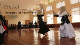  Presentation with tournament - Presentation theme with moscow-russia-march-25-twenty background and a coral colored foreground