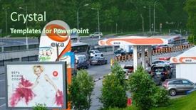  Presentation with petrol station - 