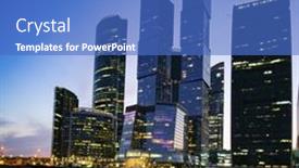  Presentation with skyscrapes - 